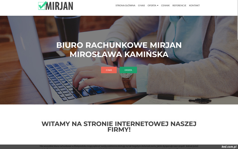 Biuro Rachunkowe MirJan Mirosława Kamińska strona www