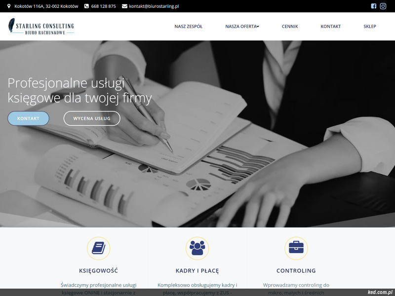Biuro rachunkowe Starling Consulting strona www