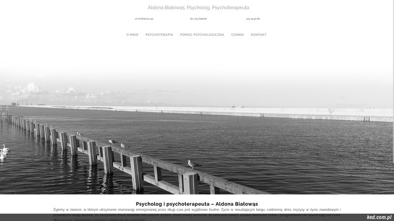 Psycholog - Psychoterapeuta Aldona Białowąs strona www