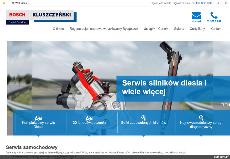 Bosch Auto Service Mieczysław Kluszczyński strona www