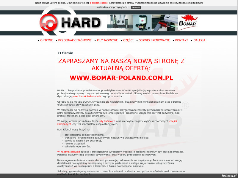 HARD Sp.zo.o. strona www
