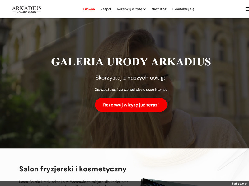 Galeria Urody Arkadius strona www